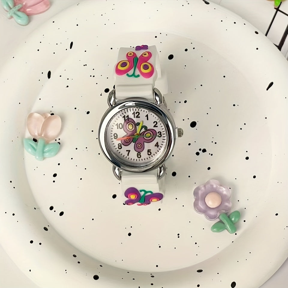 Kid's Butterfly Style Unicorn Watch Girls Accessories