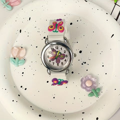 Kid's Butterfly Style Unicorn Watch Girls Accessories