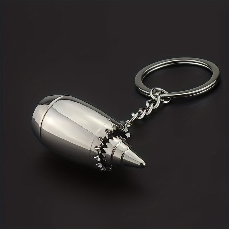 Airplane Engine Keychain Pendant for Men Boyfriend