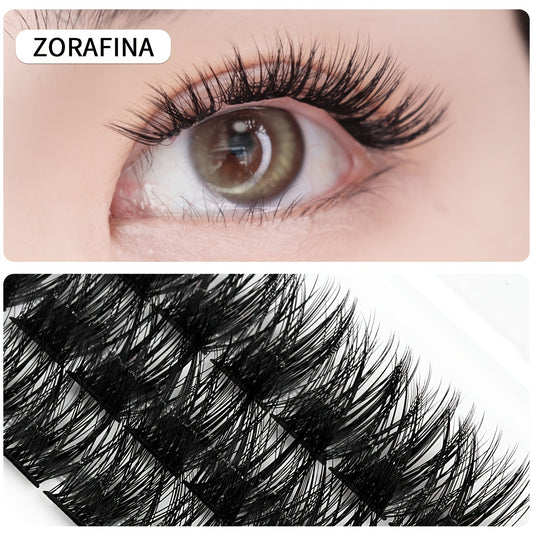 Thick False Eyelashes Cluster Volume Lashes