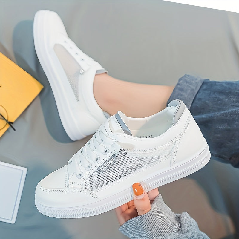 Women's Mesh Skate Shoes Breathable Low Top Sports Shoes