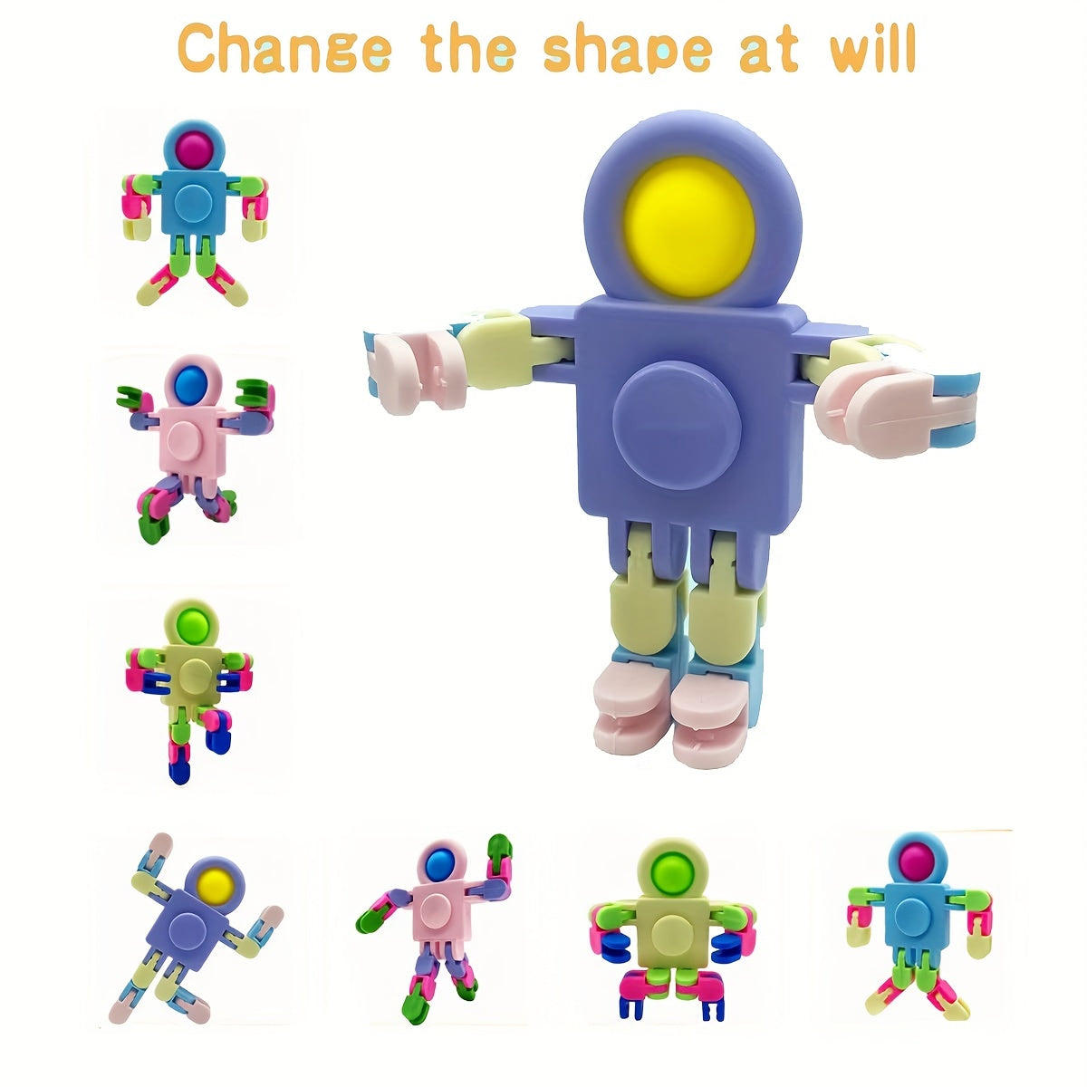 Robot Fidget Spinner Stress Relief Toy for Teens and Adults