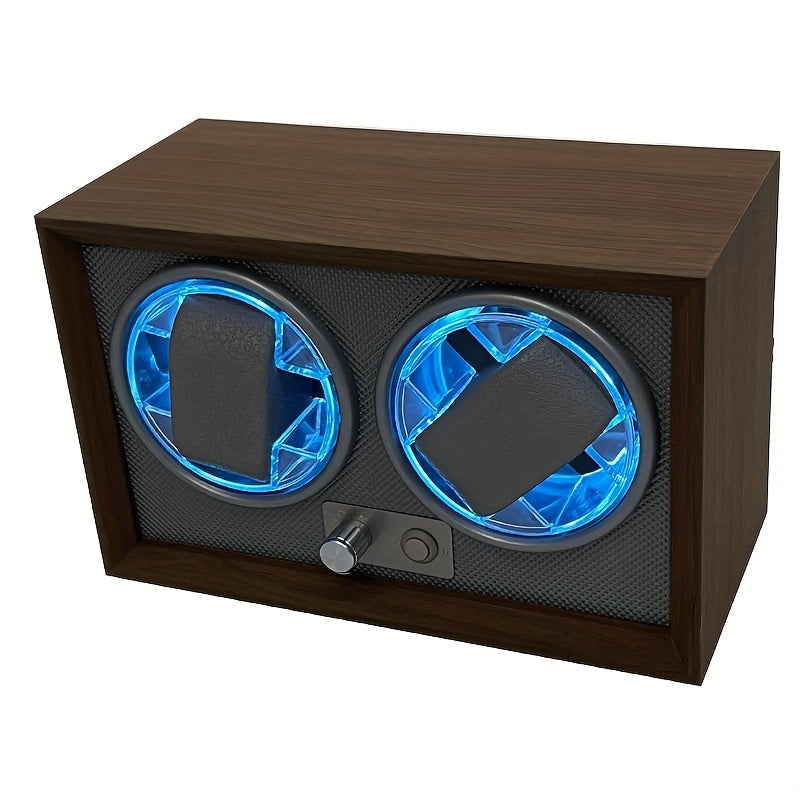 Wood Retro Automatic Watch Winder for Wine Cabinet