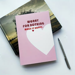 Anxiety Relief Diary A5 Notebook for Self Care and Mindfulness