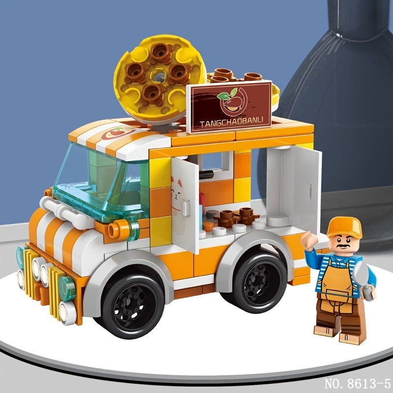 Snack Car Building Blocks Set for Kids