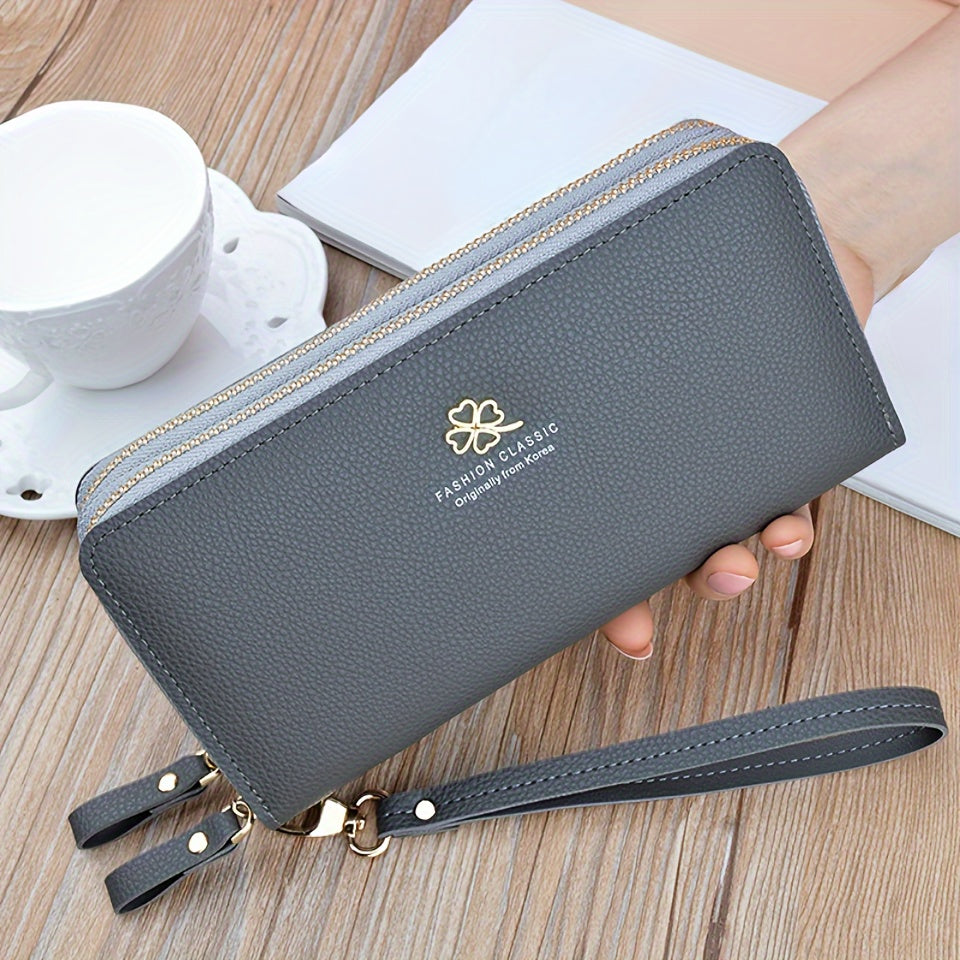 Stylish Womens Large Capacity Clutch Wallet & Wristlet