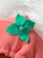Baby Boy & Girl Hooded Jumpsuit & Foot Socks Set