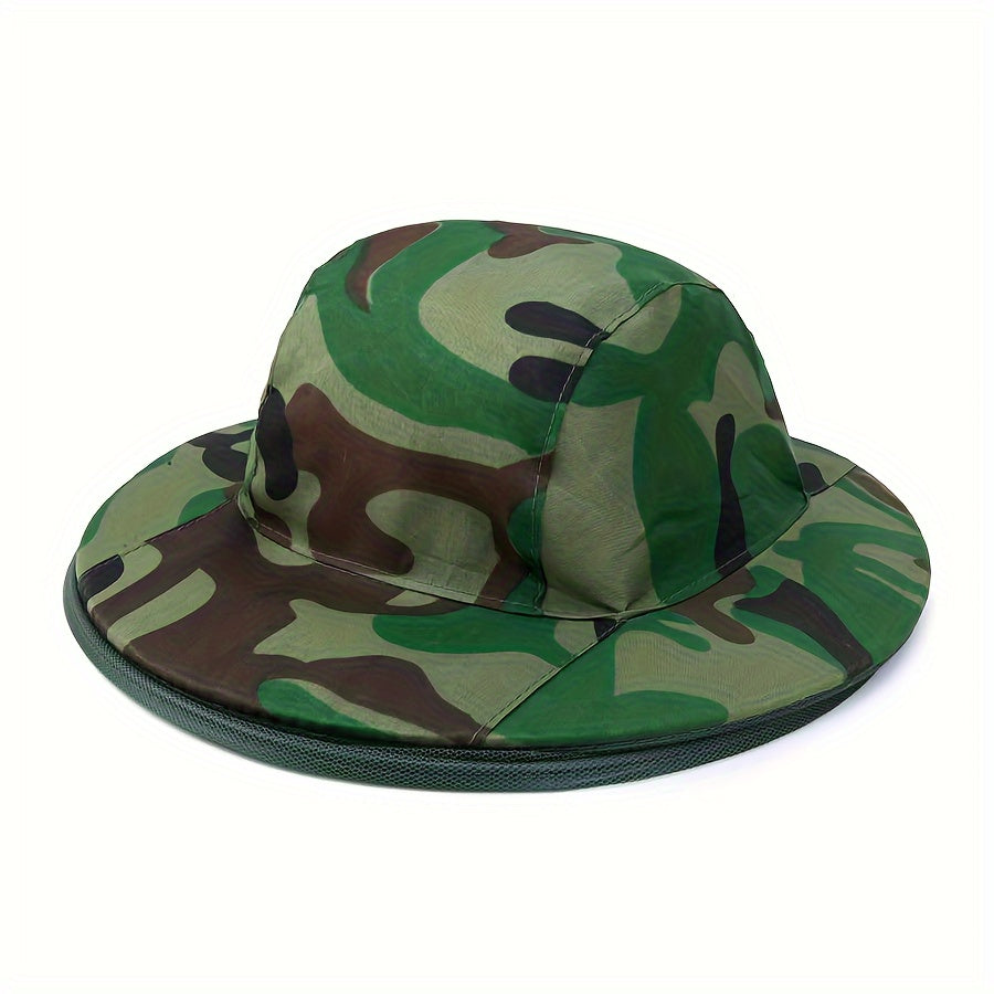 Anti-Mosquito Bucket Hat with Mesh Face and Neck Shield