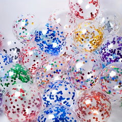 10pcs 12" Confetti Balloons Latex Helium Balloon Party Decoration