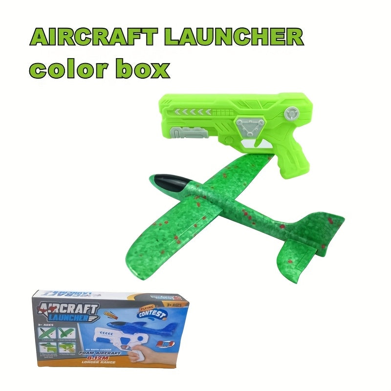 Foam Plane Launcher Toy No Needed Hand Thrown Flying Airplanes