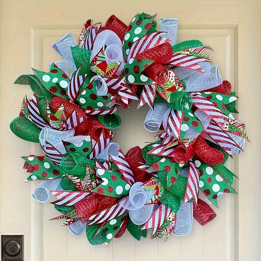 Christmas Garland For Front Door And Outdoor Window Decor