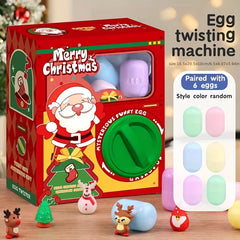 Children's Egg Twist Machine Funny Eggs Toy for Christmas Surprise