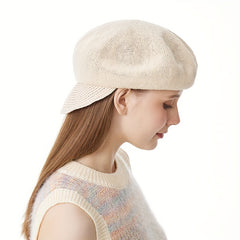 Classic Solid Beret Casual Newsboy Hat Vintage Painter Cap