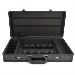 Hairdressing Tool Storage Box Aluminum Carrying Case Makeup Organizer