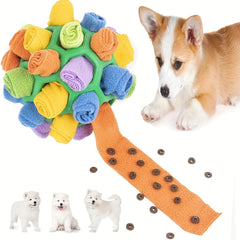 Interactive Pet Snuffle Ball Toy for Dogs Encourages Natural Foraging Skills