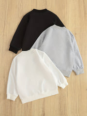 Girls' 3pcs Zipper Cardigan Jacket with Pockets