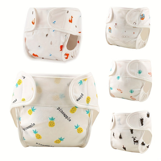 Waterproof Diaper Pants for 7-14kg Baby Skin, Breathable Washable Diaper Pocket