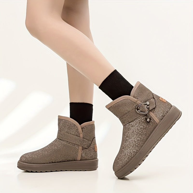 Women's Winter Snow Boots Comfortable Ankle Platform Boots