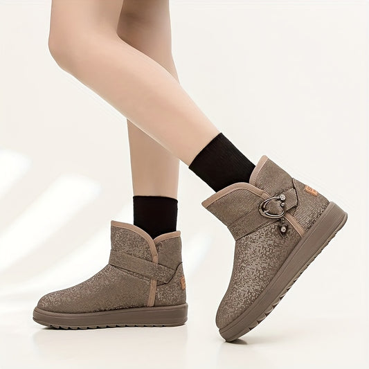 Women's Winter Snow Boots Comfortable Ankle Platform Boots