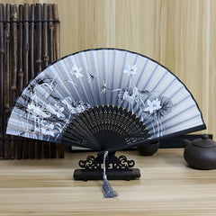 Chinese Dance Fan Silk Gift Fan For Men And Women