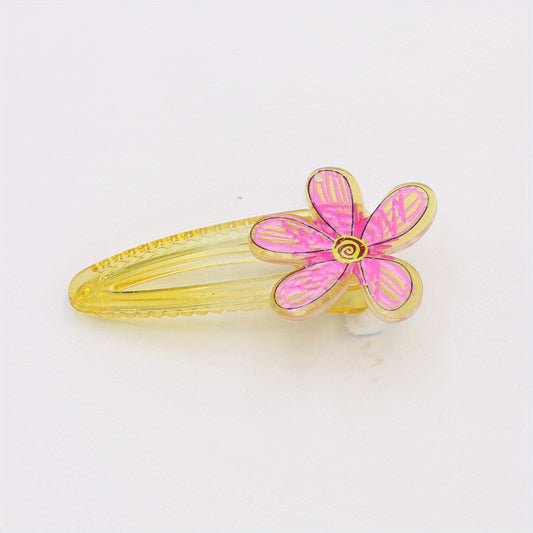 Baby Girls Cartoon Flowers Lollipop Hair Clips Headwear Hair Accessories