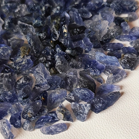Natural Crystal Quartz Cordierite Chips Raw Energy Crystals