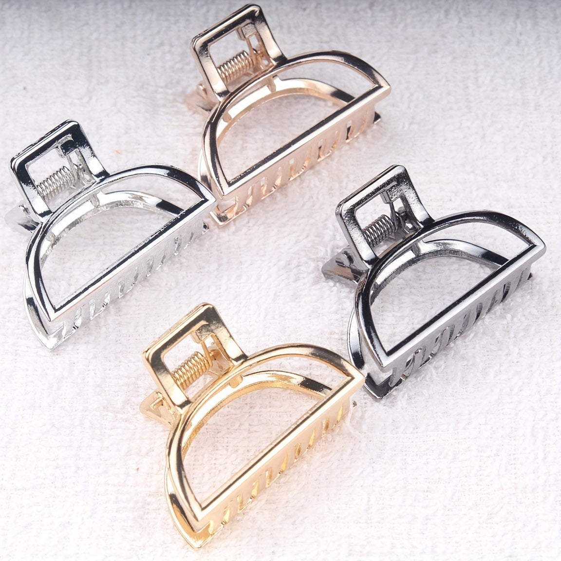 Small Half Hair Clip Girls Alloy Hair Claw Hair Accessories