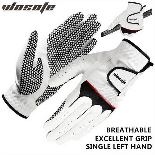 Shockproof Left Hand Golf Glove Breathable Mesh Non Slip Silicone