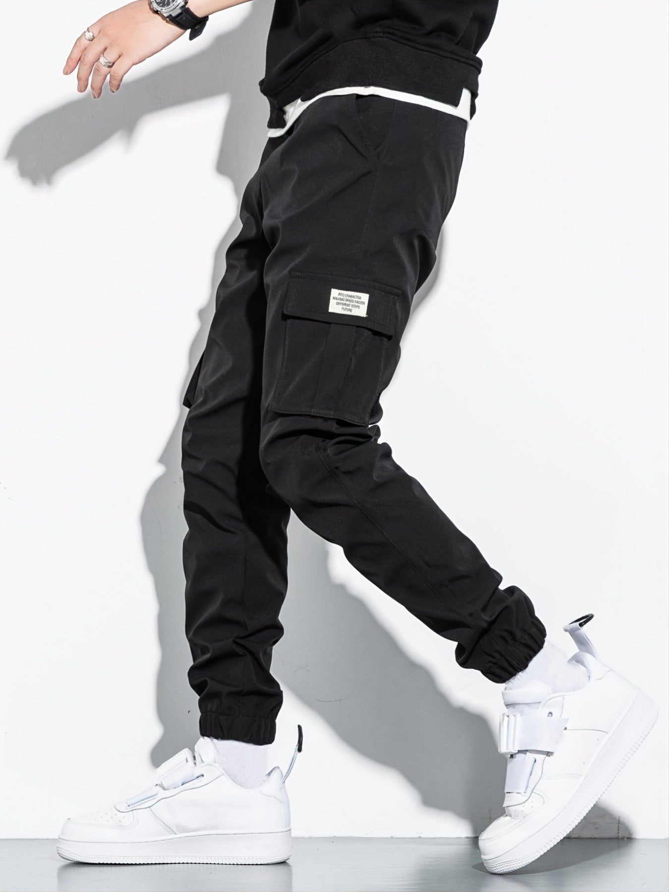 Men's Casual Cargo Pants With Flap Pockets