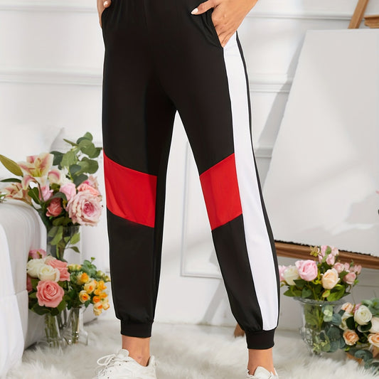 Women's Elastic Waist Casual Sweatpants for Fitness
