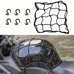 Motorcycle Luggage Net Accessories Hook Elastic Mesh Cargo Net Helmet Rack