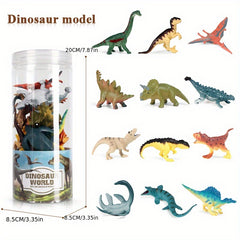 Mini Dinosaur Marine Animal Model Toy Set