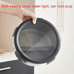 304 Round Stainless Steel Food Container Set with Lid