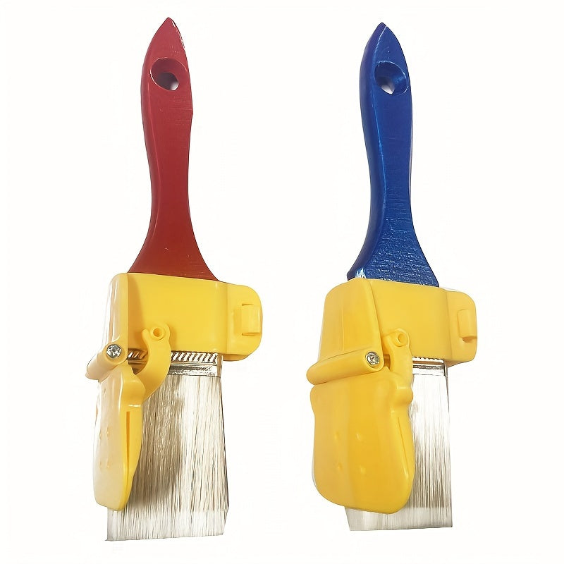 2pcs Paint Trimming Separator Angle Closing Edge Wool Roller Brush Tool