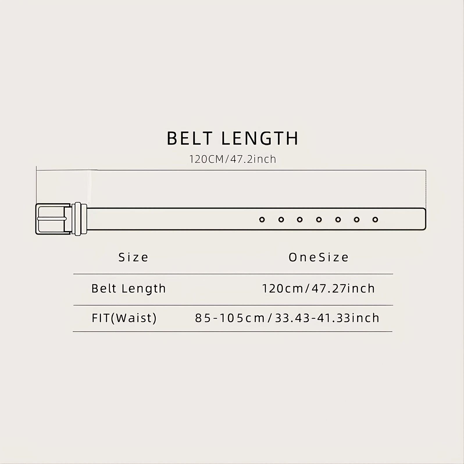 Men's Vintage Belt Pin Buckle