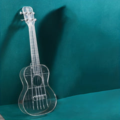 58 42cm Transparent Ukulele Musical Instrument