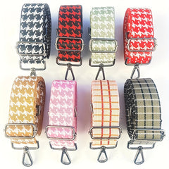 Houndstooth Pattern Bag Strap Lightweight Shoulder Strap