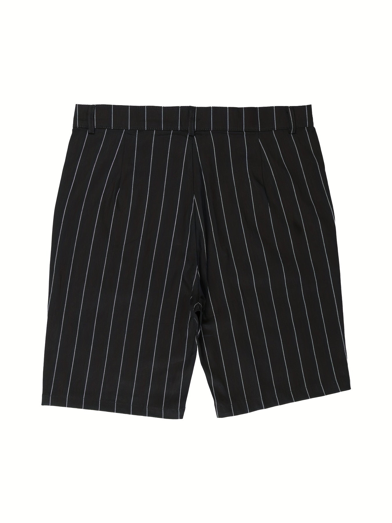 Men's Slim Fit Stripe Shorts Straight Leg