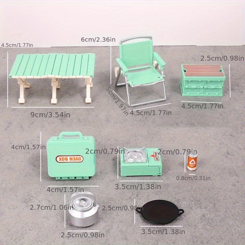 Dollhouse Outdoor Camping Set DIY Accessory Mod