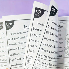 English Phonics Workbook for Kids - Colorful Sentence Training Book