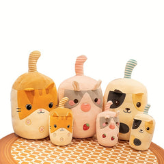 Cartoon Bubble Tea Plush Toy