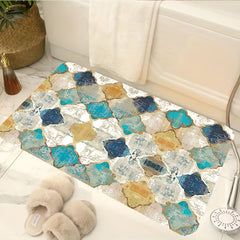 Scandinavian Gradient Geometric Rug 0.39in Thick
