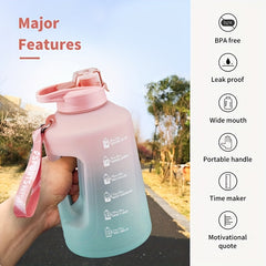 Gradient Sports Water Bottle with Carrying Strap