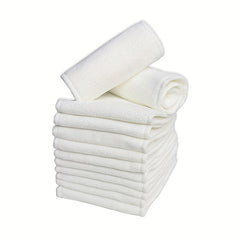 2pcs 3 Layers Microfiber Diaper Insert 4 Layers Bamboo Charcoal Insert