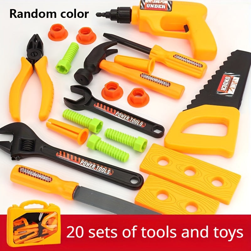 Toolbox Toy Simulation Screwdriver Repair Tool Toys For Family Gathering