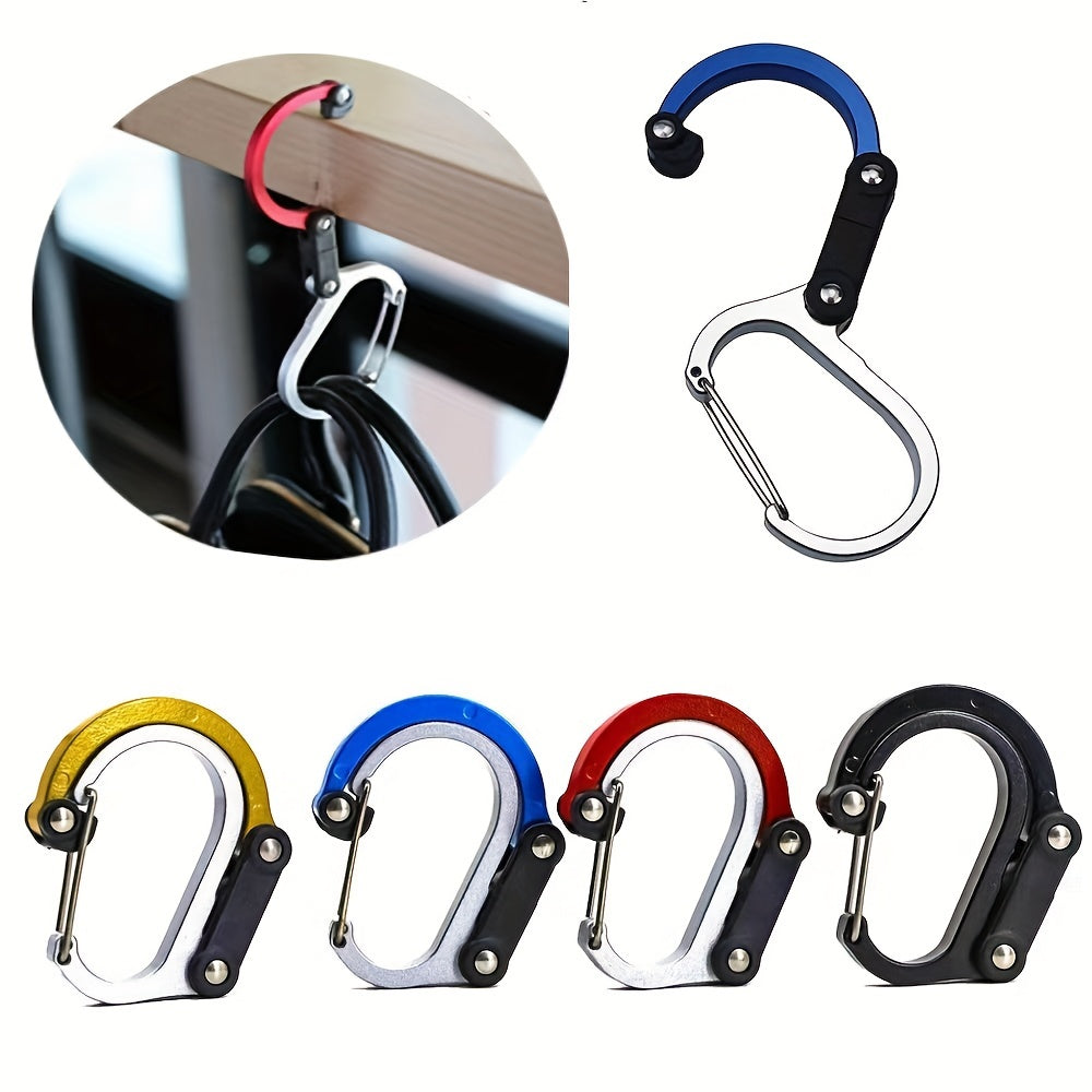 Rotating Hook Clip Carabiner for Camping Fishing Hiking Travel