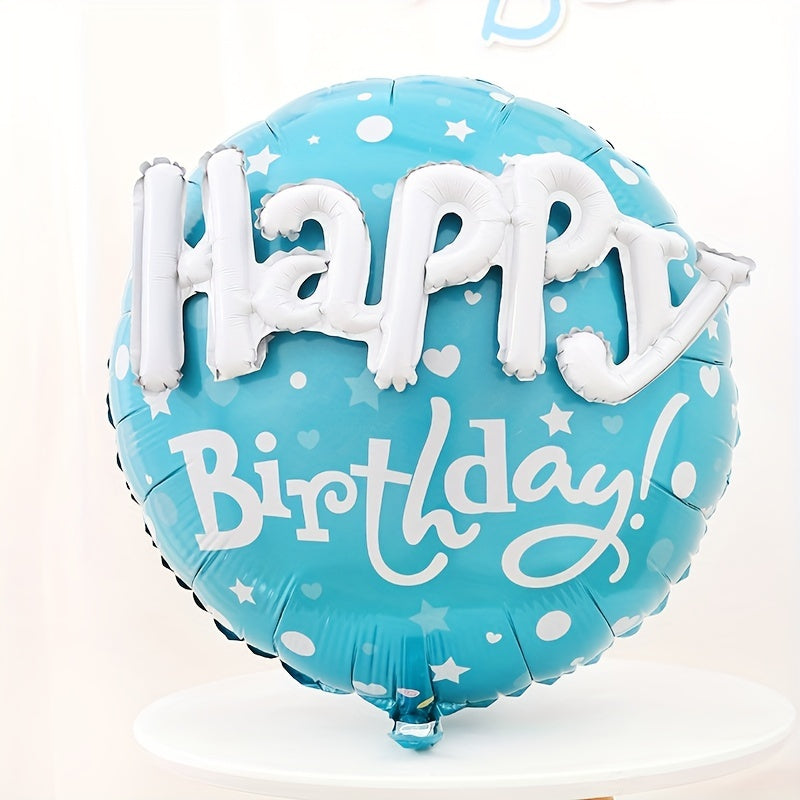 5pcs Creative 3D Happy Birthday Star Balloon Set Party Decoration