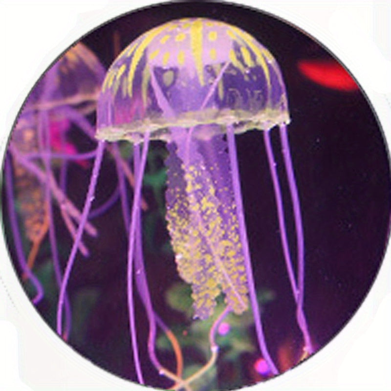 Glowing Jellyfish Ornaments for Aquariums