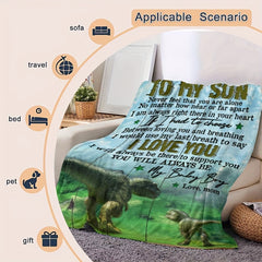 Mother's Gift For Son Blanket Soft And Comfortable