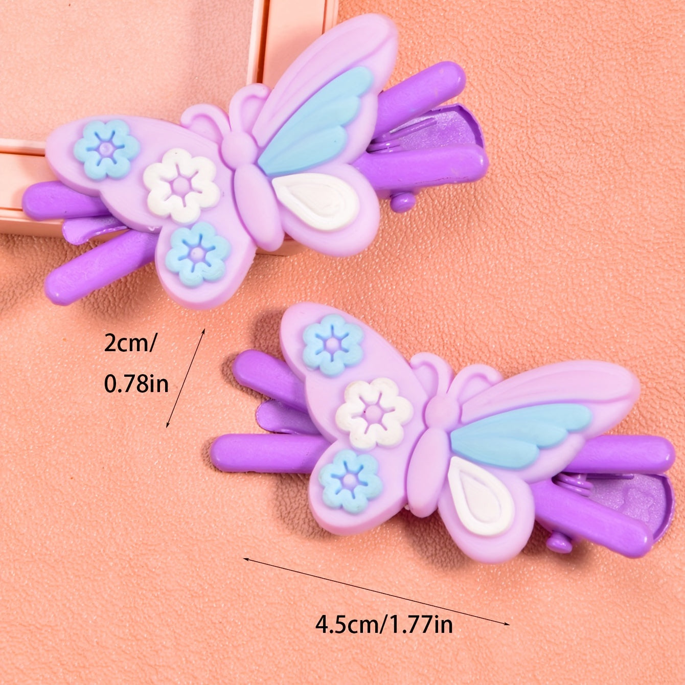 Girls Butterfly Hair Clip Hairpin Side Clip Headwear Princess Hair Accessories